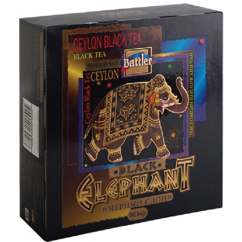Battler Black Elephant 100 Tea Bags